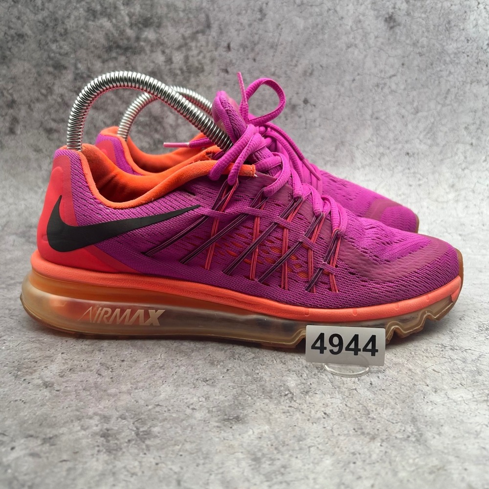 Nike Air Max 2015 Women 8 Pink Fuchsia Flash 698903-500 Running Sneaker